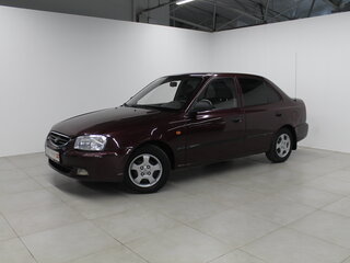 2008 Hyundai Accent ТагАЗ II, красный, 279000 рублей, вид 1