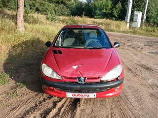 2007 Peugeot 206, красный, 100000 рублей, вид 1