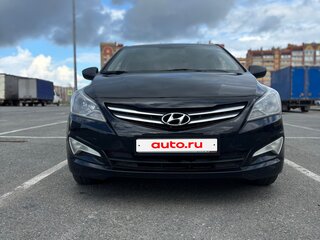 2014 Hyundai Solaris I Рестайлинг, чёрный, 750000 рублей, вид 1