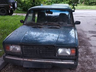 1997 Lada (ВАЗ) 2107, зелёный, 65000 рублей, вид 1