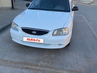 2008 Hyundai Accent ТагАЗ II, белый, 490000 рублей, вид 1