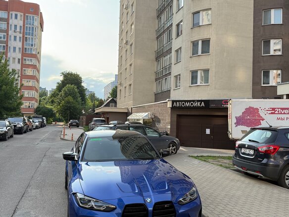 2021 BMW M3 Competition Package VI (G80), синий, 6700000 рублей - вид 25