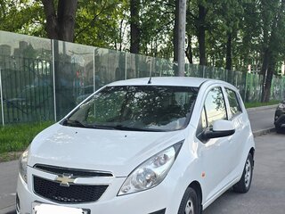 2012 Chevrolet Spark III, белый, 570000 рублей, вид 1