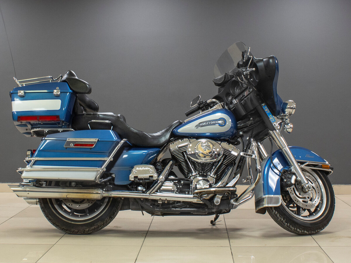2004 Harley-Davidson Electra Glide, голубой, 558018 рублей - вид 2