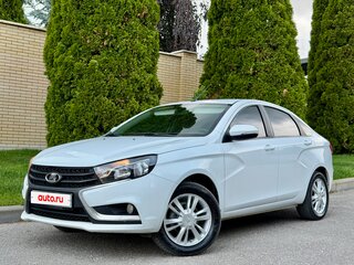 2019 Lada (ВАЗ) Vesta I, белый, 915000 рублей, вид 1