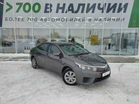 2013 Toyota Corolla XI (E160, E170), серый, 990000 рублей, вид 1