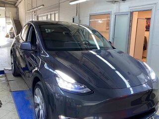 2021 Tesla Model Y Long Range I, серый, 6100000 рублей, вид 1