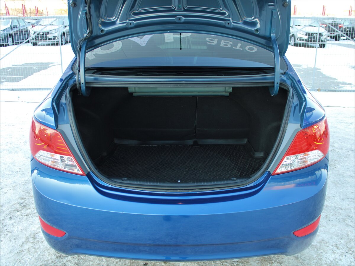 2013 Hyundai Solaris I, синий - вид 6