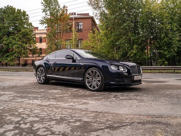 2014 Bentley Continental GT Speed II, синий, 8000000 рублей - вид 3