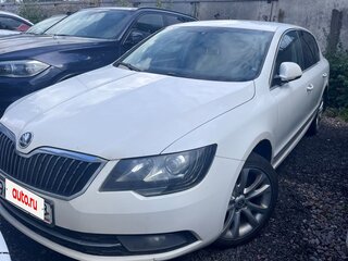 2014 Skoda Superb DSG II Рестайлинг, белый, 845694 рублей, вид 1