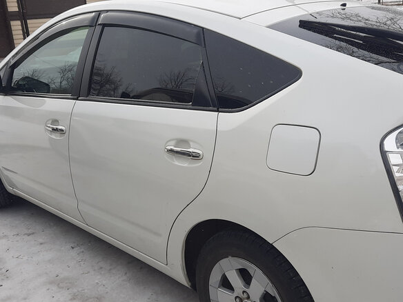 2009 Toyota Prius II Рестайлинг (XW20), белый, 730000 рублей - вид 5