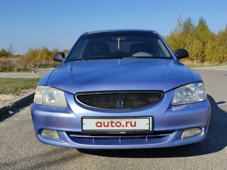 2004 Hyundai Accent ТагАЗ II, синий, 310000 рублей, вид 1