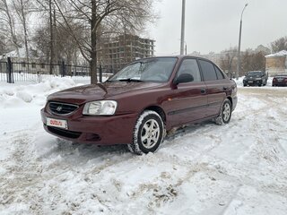 2008 Hyundai Accent ТагАЗ II, красный, 249000 рублей, вид 1