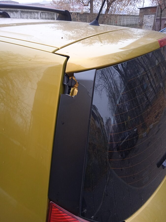 2004 Renault Scenic II, жёлтый - вид 12