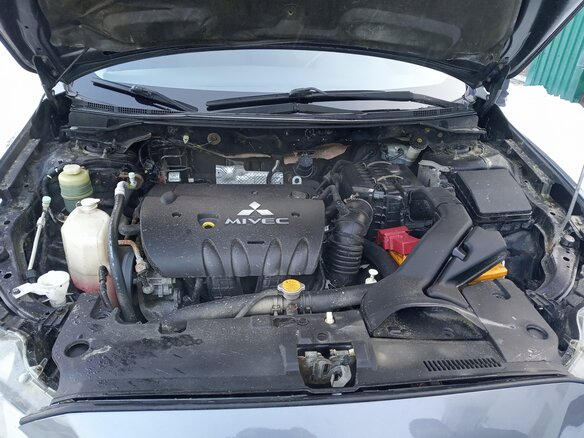 2008 Mitsubishi Lancer X, серый, 560000 рублей - вид 7