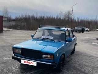 2006 Lada (ВАЗ) 2107, синий, 400000 рублей, вид 1