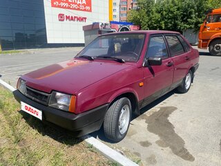 1998 Lada (ВАЗ) 21099, красный, 85000 рублей, вид 1