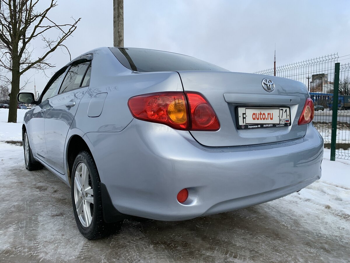 2007 Toyota Corolla X (E140, E150), голубой, 650000 рублей - вид 4