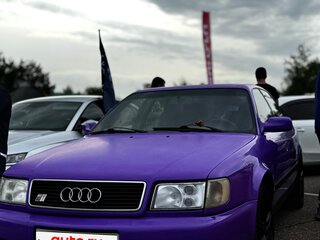 1992 Audi 100 S4 IV (C4), фиолетовый, 750000 рублей, вид 1