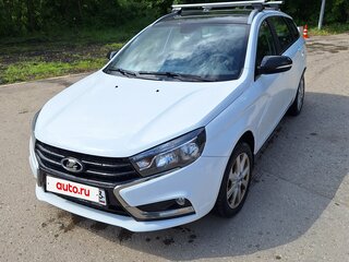 2020 Lada (ВАЗ) Vesta SW I, белый, 990000 рублей, вид 1