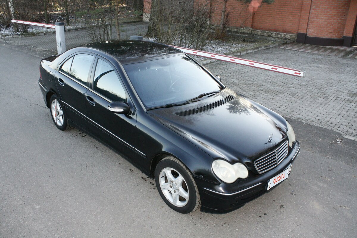 2002 Mercedes-Benz C-Класс 180 II (W203), чёрный - вид 24