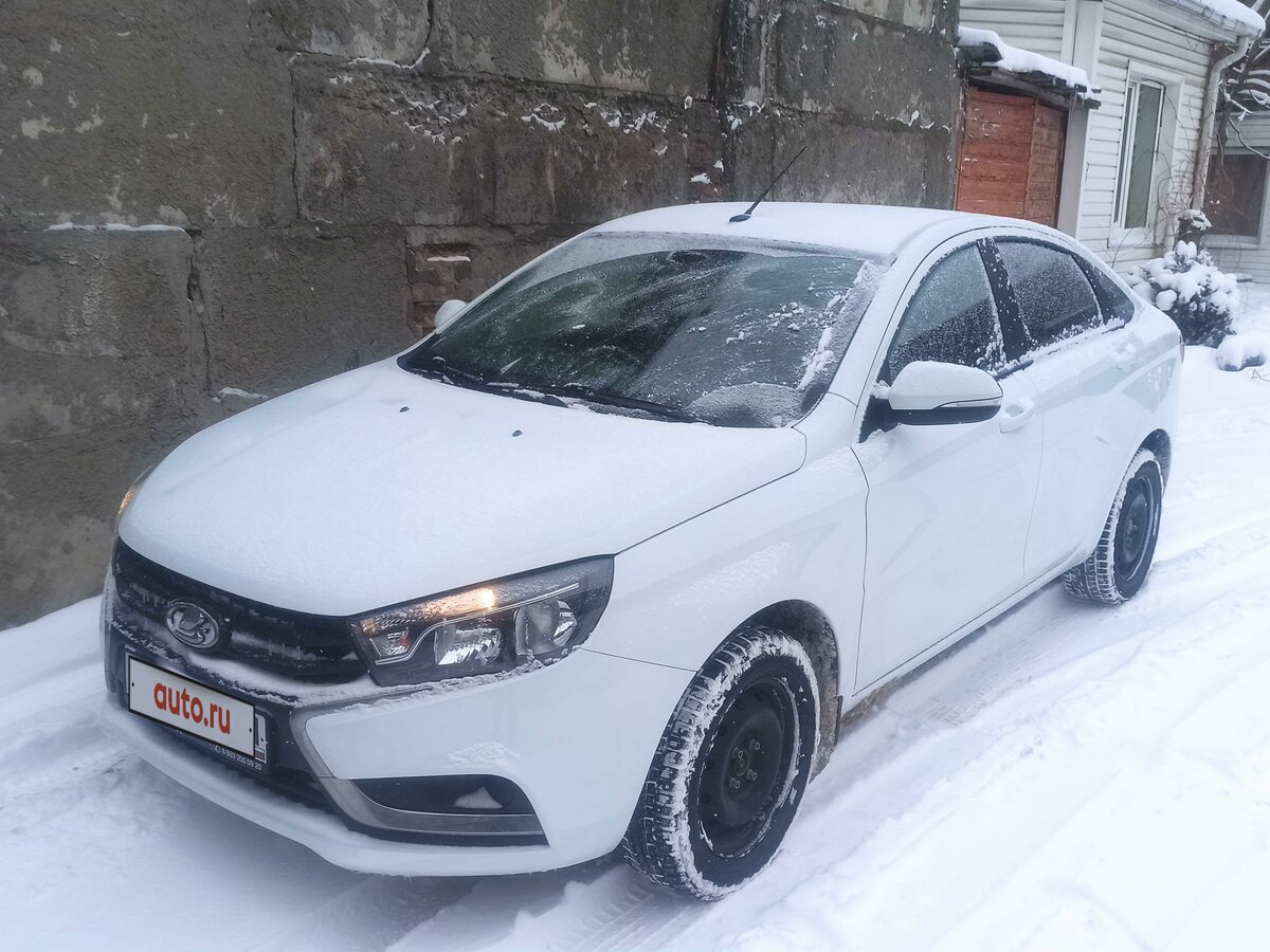 Лада Веста седан 2019 белая
