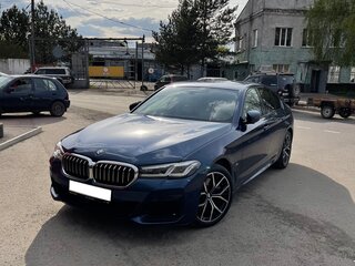 2020 BMW 5 серии 530d xDrive VII (G30/G31) Рестайлинг, синий, 5850000 рублей, вид 1
