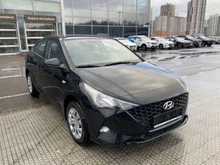 2021 Hyundai Solaris II Рестайлинг, чёрный, 1100000 рублей, вид 1