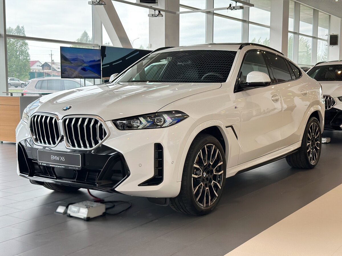 Купить б/у BMW X6 III (G06) Рестайлинг 40i 3.0 AT (381 л.с.) 4WD бензин ...