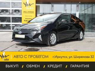 2016 Toyota Prius IV (XW50), чёрный, 1498000 рублей, вид 1