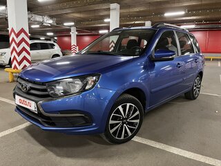 2018 Lada (ВАЗ) Granta I Рестайлинг, синий, 720000 рублей, вид 1