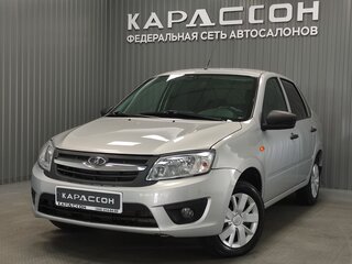 2015 Lada (ВАЗ) Granta I, серебристый, 435000 рублей, вид 1