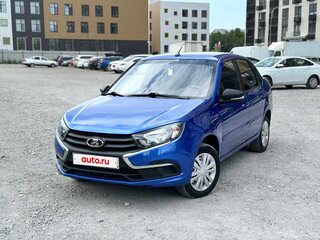 2021 Lada (ВАЗ) Granta I Рестайлинг, синий, 635000 рублей, вид 1