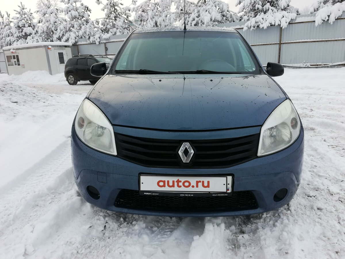 Рено Сандеро 2012 синий
