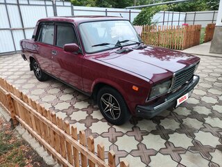 2002 Lada (ВАЗ) 2107, пурпурный, 550000 рублей, вид 1