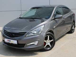 2014 Hyundai Solaris I, серый, 755000 рублей, вид 1