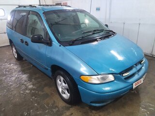 1999 Dodge Caravan III, голубой, вид 1