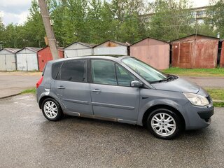2008 Renault Scenic II Рестайлинг, серый, 200000 рублей, вид 4