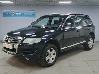 2008 Volkswagen Touareg I Рестайлинг, чёрный, 720000 рублей, вид 1