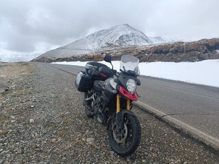 2014 Suzuki V-Strom 1000, красный, 950000 рублей, вид 1
