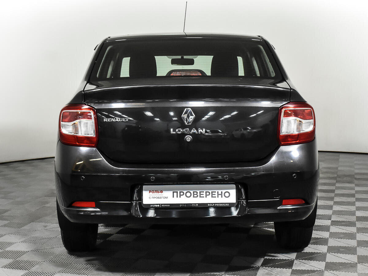 2015 Renault Logan II, чёрный - вид 5