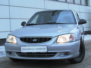2006 Hyundai Accent ТагАЗ II, серебристый, 390000 рублей, вид 1