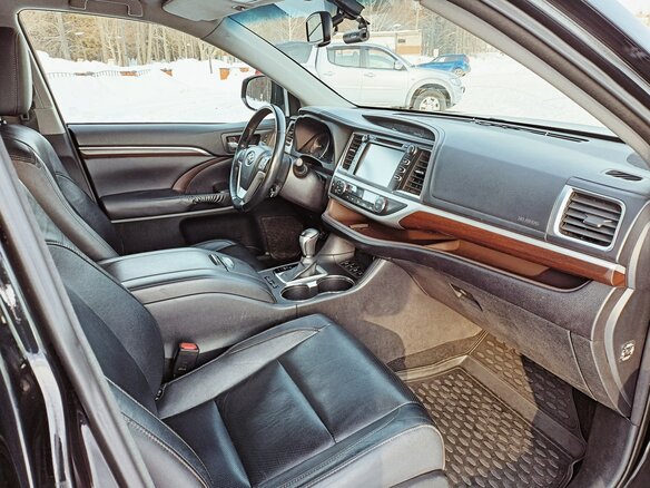 2014 Toyota Highlander III (U50), чёрный, 2700000 рублей - вид 11