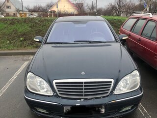 2000 Mercedes-Benz S-Класс 500 Long IV (W220), синий, 600000 рублей, вид 1