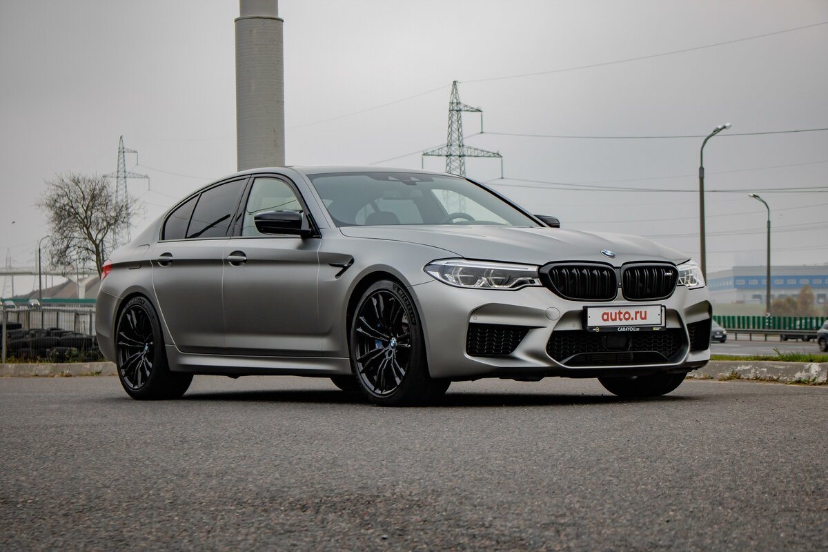 2019 BMW M5 Competition VI (F90), серый, 8490000 рублей - вид 5