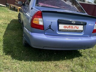 2006 Hyundai Accent ТагАЗ II, фиолетовый, 310000 рублей, вид 3