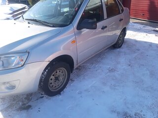 2014 Lada (ВАЗ) Granta I, серебристый, 405000 рублей, вид 1