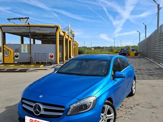 2014 Mercedes-Benz A-Класс 200 III (W176), голубой, 1200000 рублей, вид 1