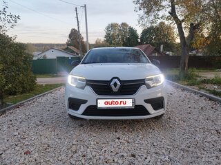2019 Renault Logan II Рестайлинг, белый, 810000 рублей, вид 1