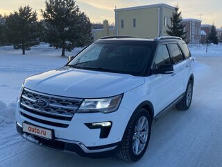 2018 Ford Explorer V Рестайлинг 2, белый, 3280000 рублей, вид 1